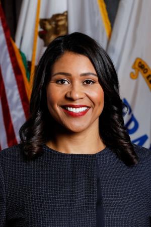 London Breed's poster