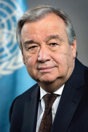 António Guterres's poster