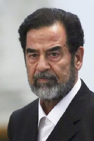 Saddam Hussein's poster