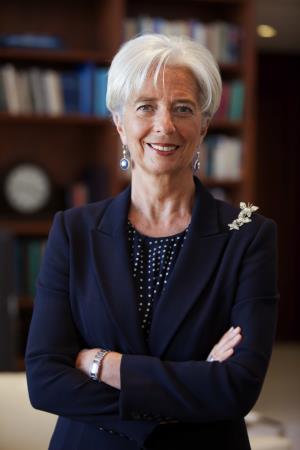 Christine Lagarde's poster