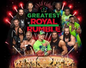 WWE Greatest Royal Rumble Live's Poster