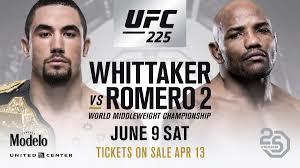 UFC 225's Poster