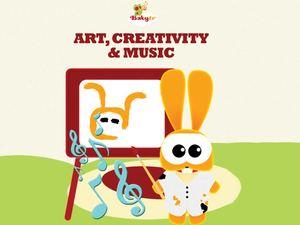 Art, Activity And Music Time Poster
