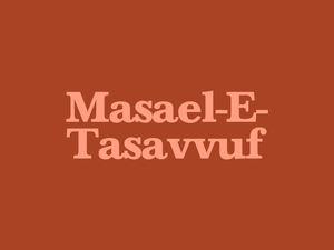 Masael-E-Tasavvuf Poster