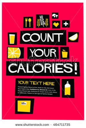 Count Your Calories Poster