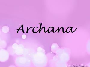 Archana Poster