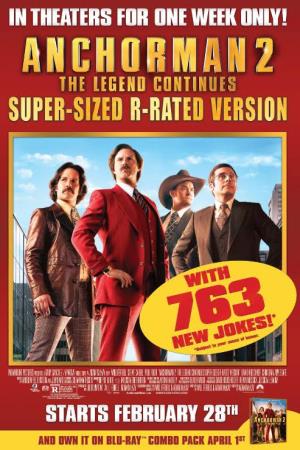 Anchorman 2: The Legend Continues Poster