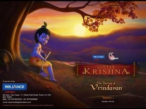 Little Krishna  The Darling Of Vrindavan Poster