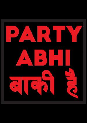 Party Abhi Baaki Hain Poster