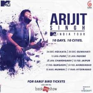 Arijit Singh - MTV India Tour Poster
