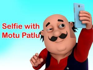 Selfie with Motu Patlu Poster