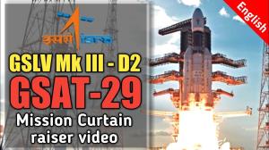 Launch Of GSLV Mk-III D2/GSAT-29 Mission From Sriharikota Poster