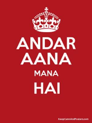 Aana Manah Hain Poster