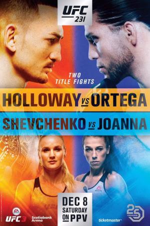 UFC 231 Poster