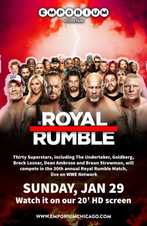 WWE Specials - Royal Rumble - Kickoff Show Live Poster