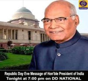 Republic Day Eve Message Of Hon'Ble President Poster