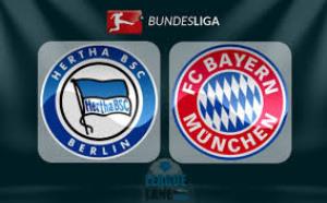 Live Bliga Bayern M Vs Hertha Poster