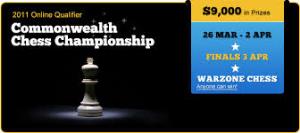Commonwealth & South African Open Chess 2011 Poster