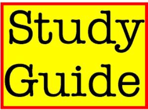 Study Guide/ Open Poster