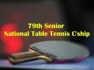79th Senior National Table Tennis C'ship Poster