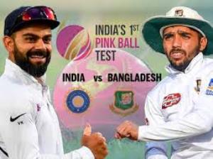 Team India Ka Pink Ball Test Cricket Poster