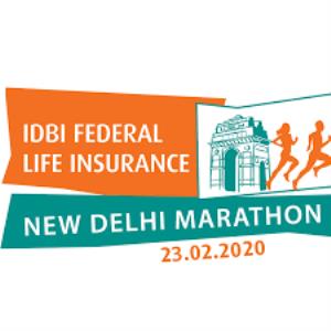 IDBI Federal Life Insurance New Delhi Marathon 2020 Poster