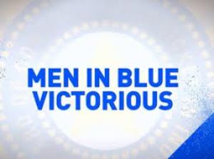 Men In Blue Victorious Poster