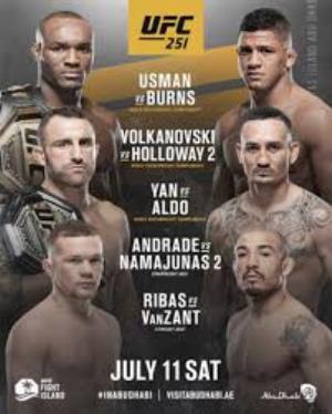 UFC 251 Poster