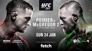 Inside The Octagon UFC 257 Poster