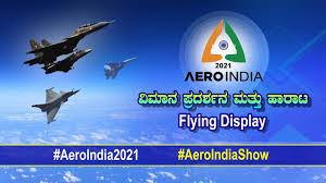 Flying Display Of Aero India 2021 And Valedictory Function Poster