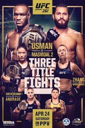 UFC 261 Poster