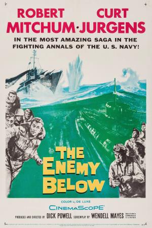 The Enemy Below Poster