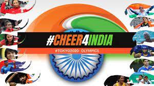 #Cheer4India Bharat @ Tokyo 2020 Poster