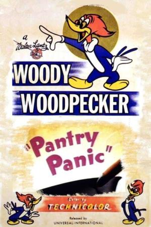 Woody Woodpecker Pantry Panic Poster
