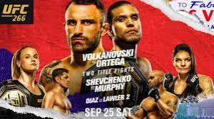 Inside The Octagon UFC 266 Poster