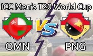 ICC T20 WC 2021 Hlts OMN v PNG Poster