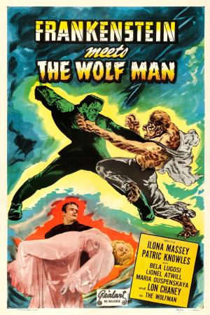 Frankenstein Meets The Wolfman Poster