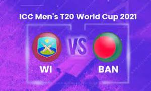 ICC T20 WC 2021 Hlts WI v BAN Poster