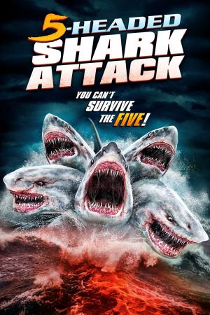 5-Headed Shark Attack Poster