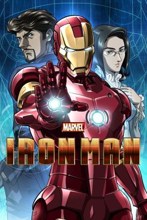 Marvel Anime Iron Man Poster