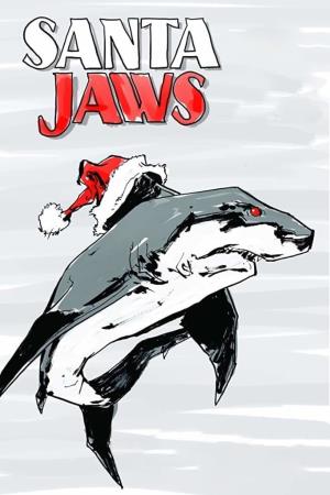 Santa Jaws Poster