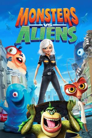 Monsters v Aliens Poster
