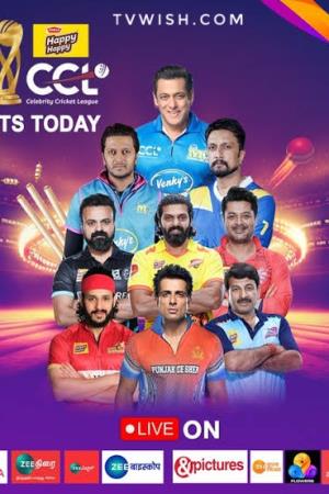 Celebrity Cricket League 2023 Live Poster