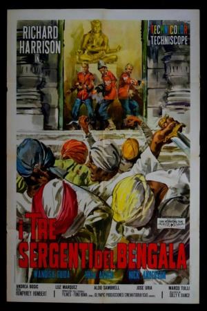 I tre sergenti del Bengala Poster