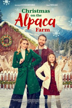 Christmas on Alpaca Farm Poster