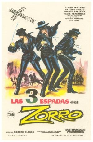 Le tre spade di Zorro Poster